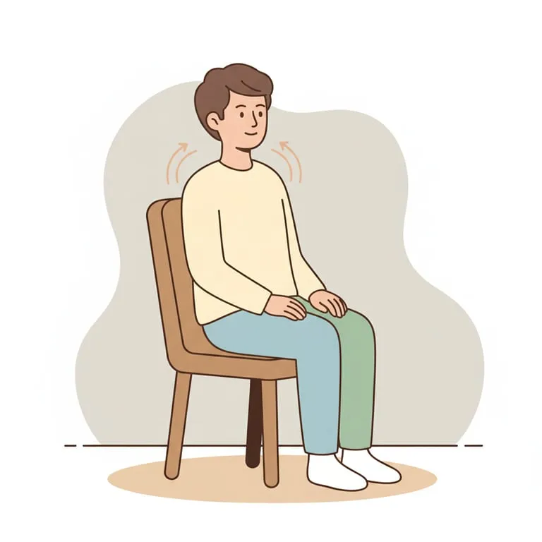 2. 상체 이완과 코어 근육 깨우기