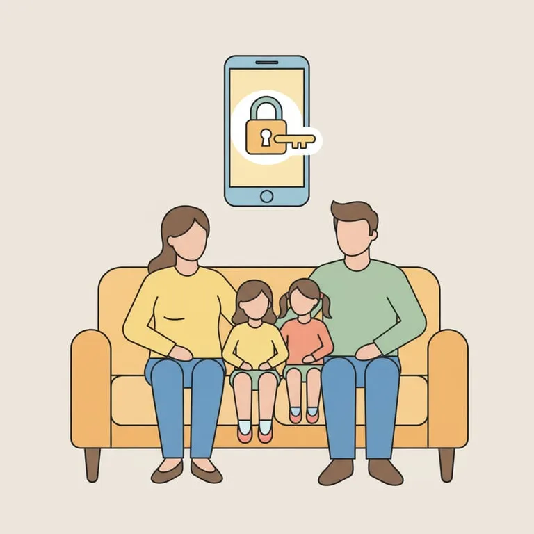 1. 우리 가족만 아는 '비밀 암호'를 정해두세요