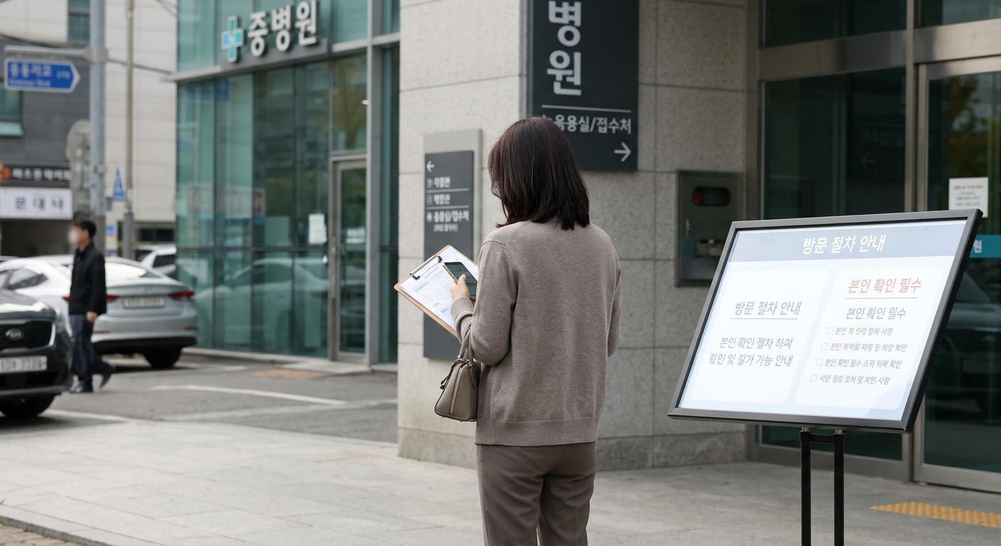 병원 방문 전 마지막 체크리스트