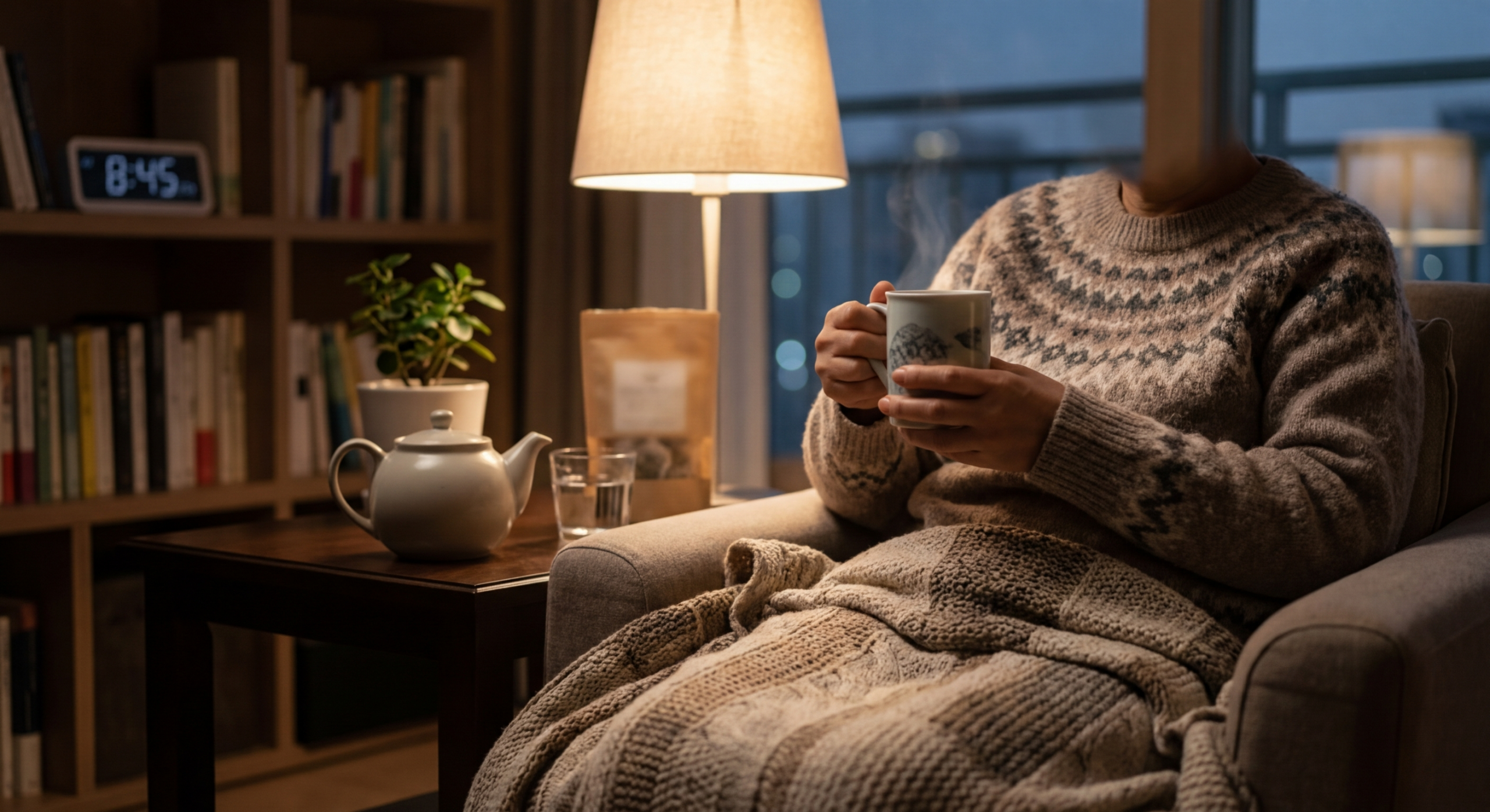 3. 카페인은 멀리하고 따뜻한 차 한 잔 마시기