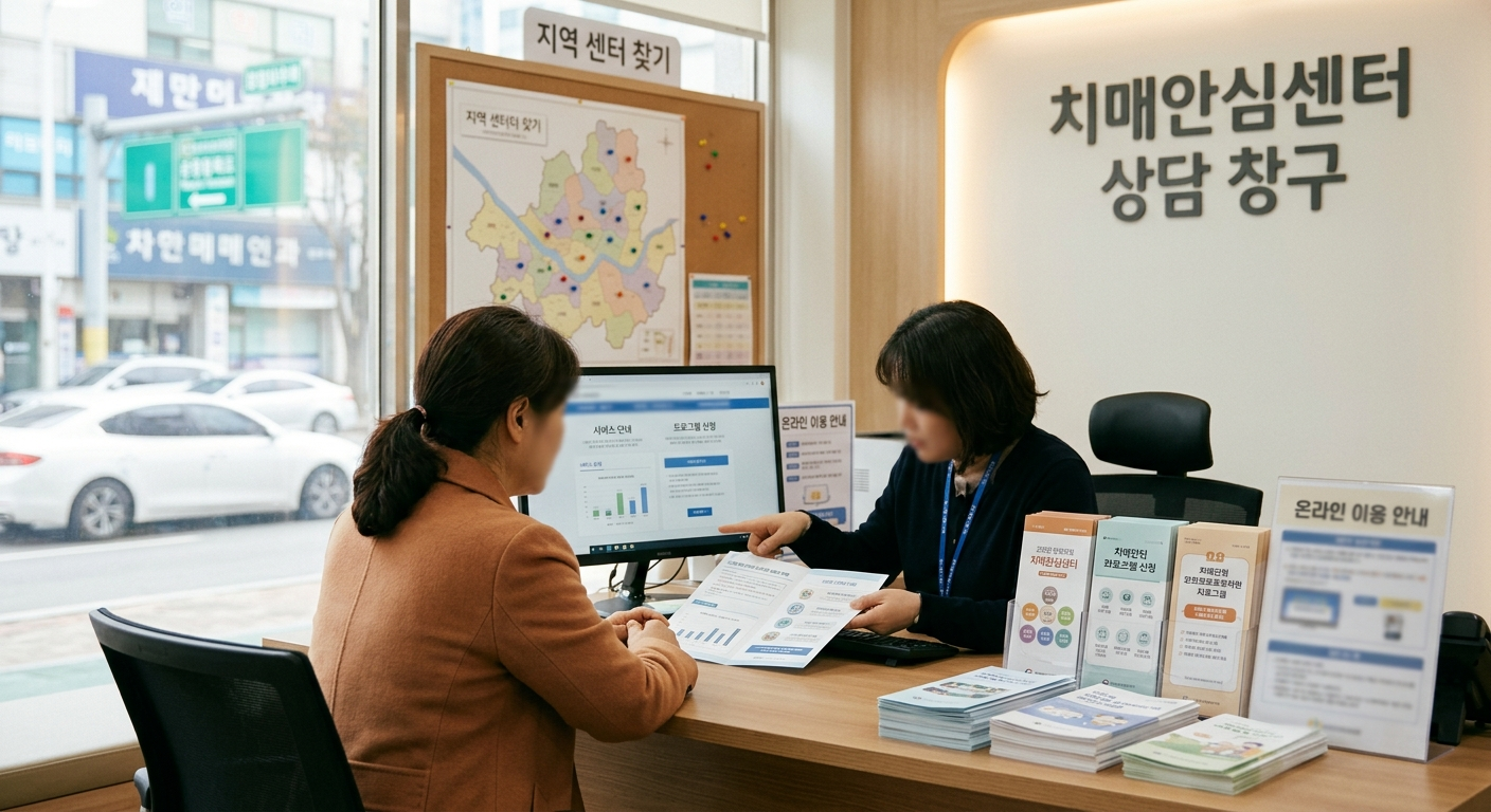 가까운 센터 찾는 법과 온라인 활용하기