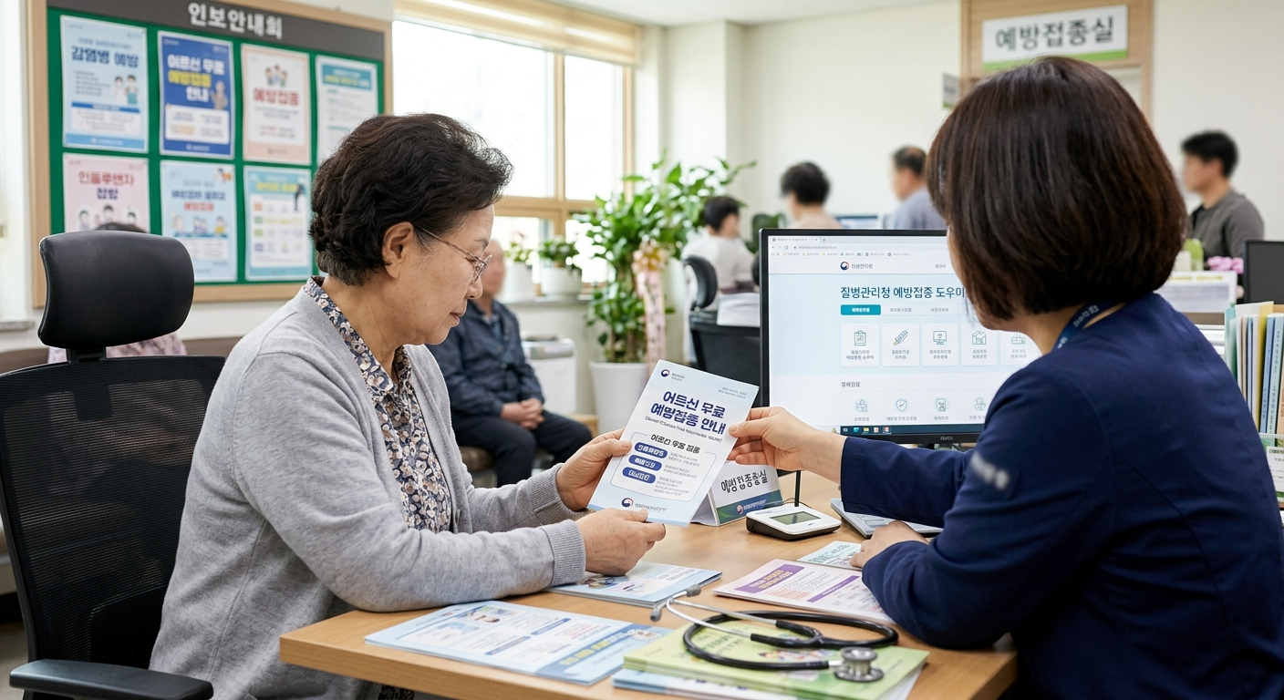 국가에서 지원하는 어르신 무료 예방접종 항목