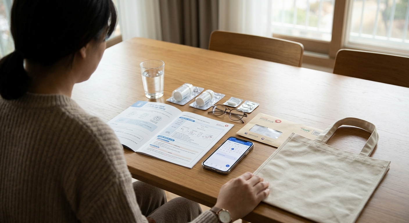 검진 전날 금식 가이드와 당일 준비물