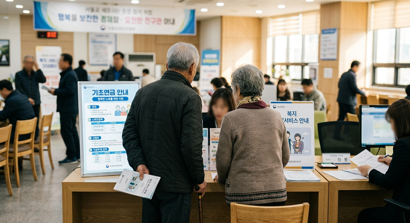 기초연금 지급액과 감액 제도 안내
