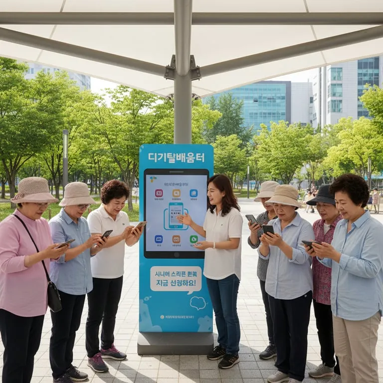 디지털배움터로 시작하는 시니어 스마트폰 교육 신청법