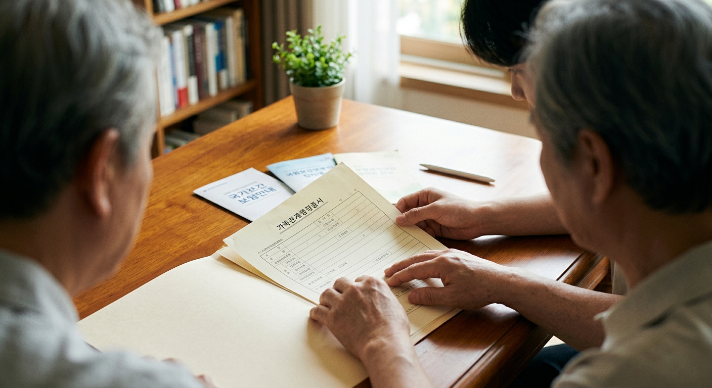 피부양자로 등록 가능한 가족의 범위