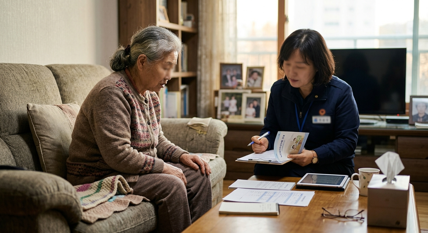 공단 직원의 방문조사 진행 과정