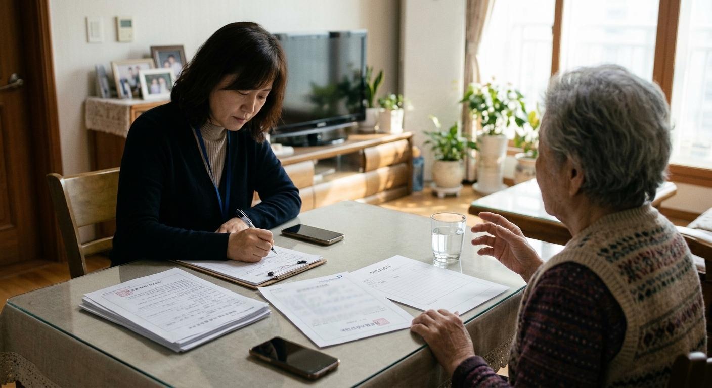 방문 조사와 의사소견서 제출 과정