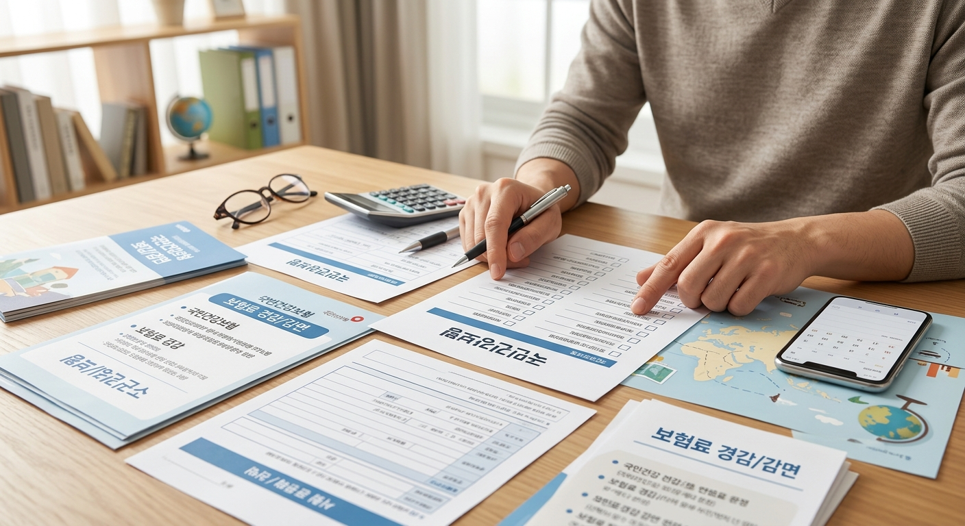 보험료 경감 신청 전 체크리스트