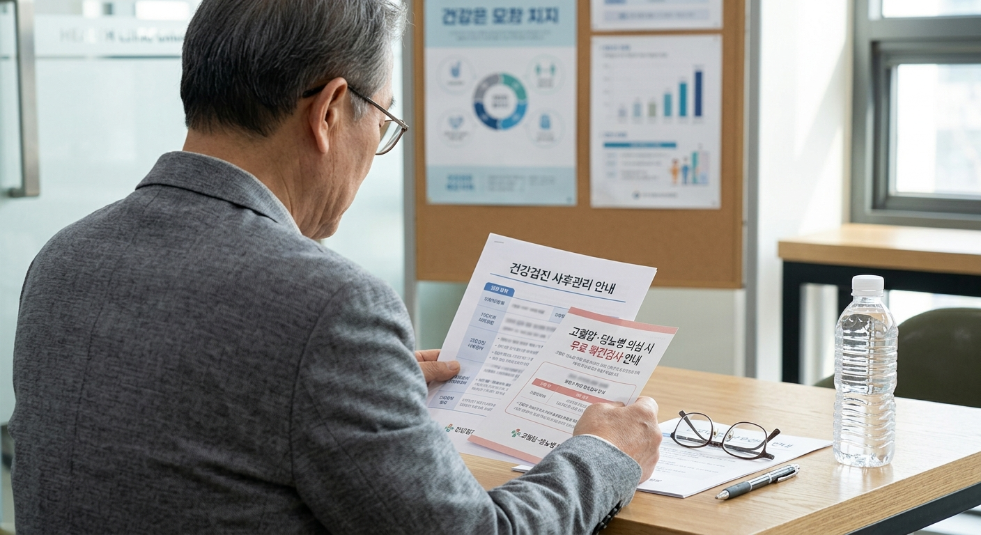 고혈압과 당뇨병 의심 시 무료 확진검사를 꼭 받으세요