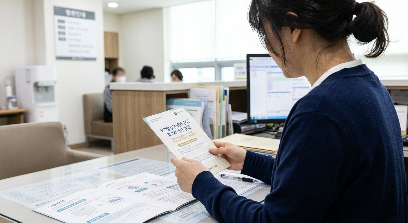국가암검진 결과 이상 시 2차 정밀검사 지원 안내