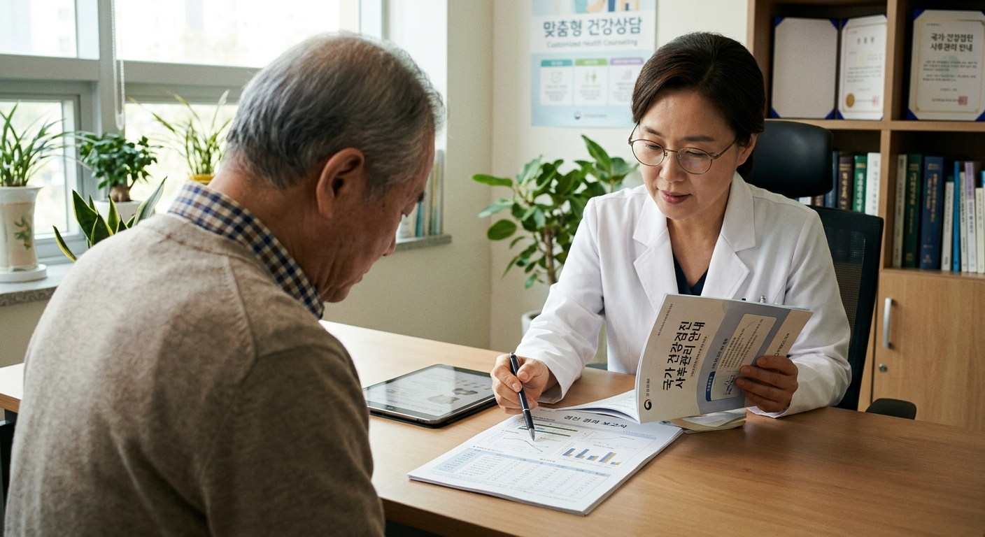 어려운 검진 결과표는 맞춤형 건강상담으로 해결하세요