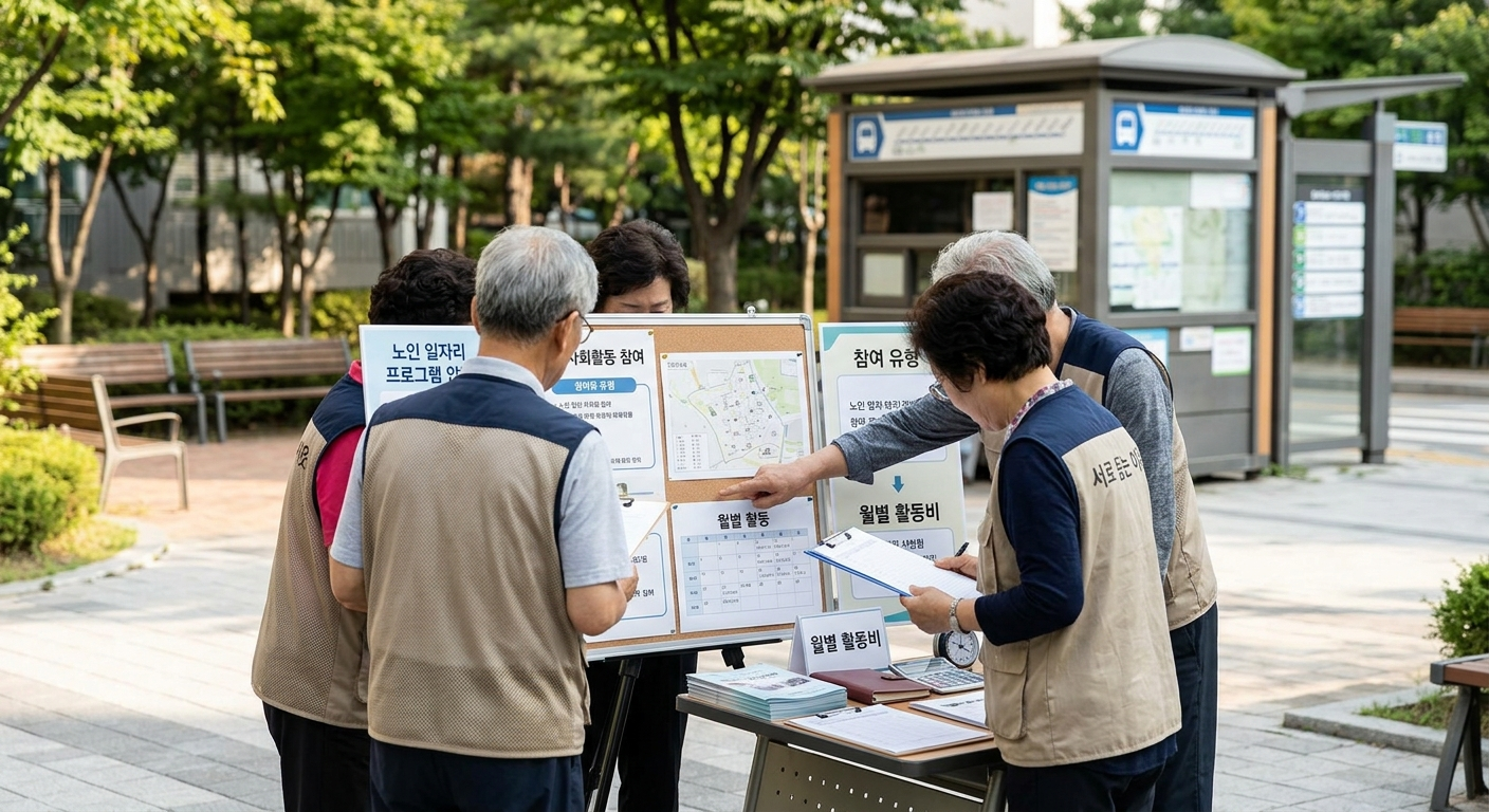 활동 조건과 월별 활동비 안내