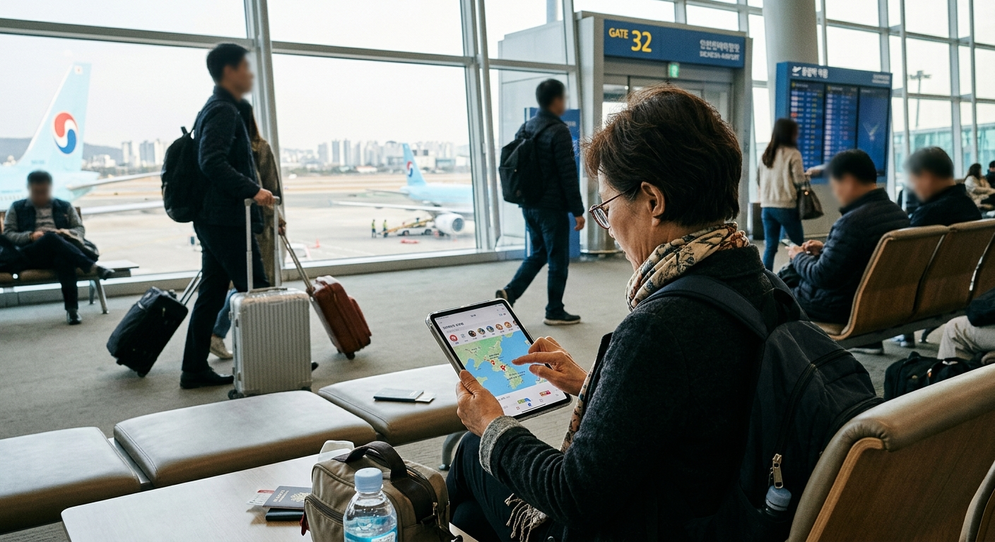 스마트 기기와 함께하는 활발한 사회 활동