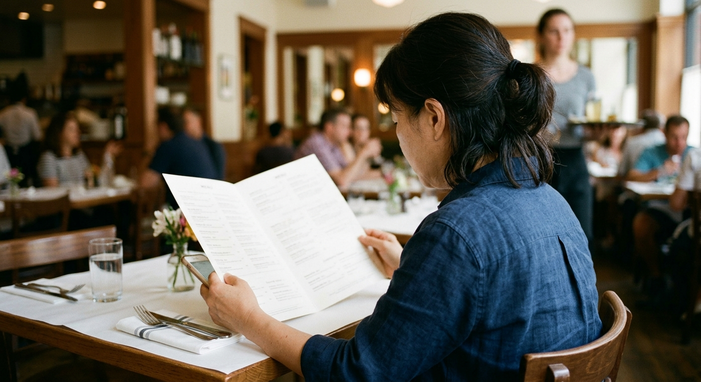 외식 메뉴 선택 시 기억해야 할 실전 요령