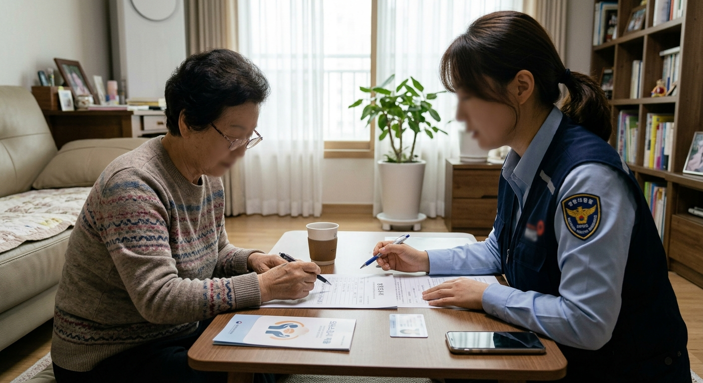 방문조사와 의사소견서 제출 과정
