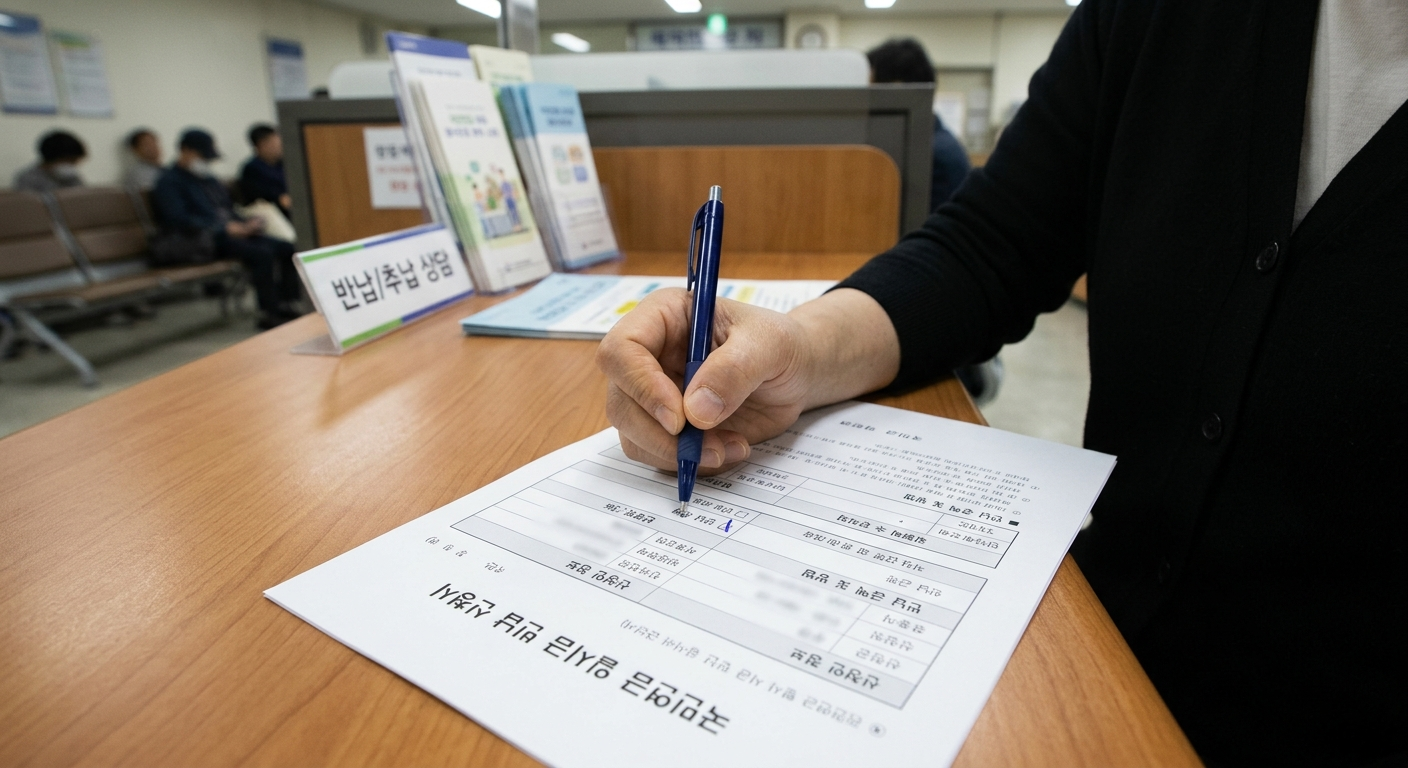 예전에 받은 일시금을 돌려주는 반납 제도