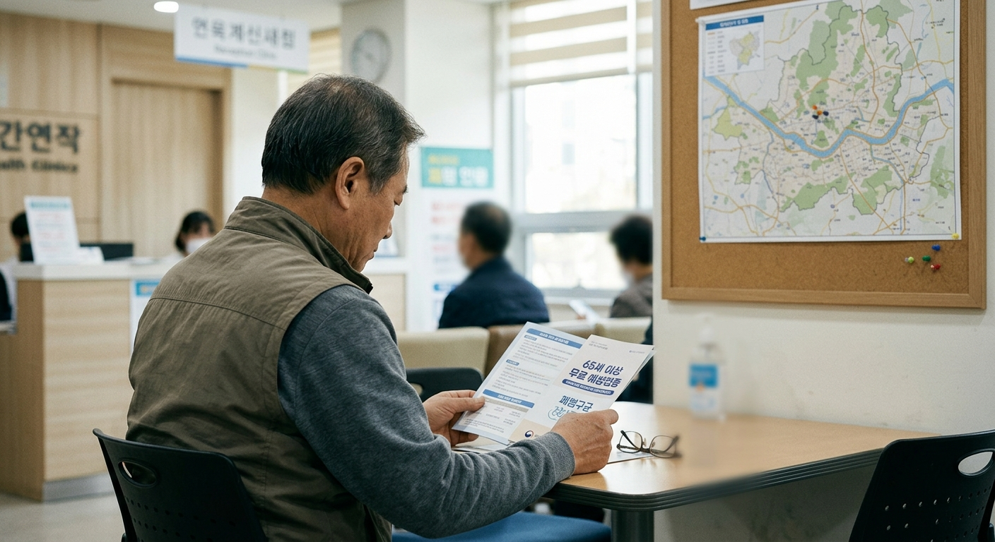 폐렴구균 예방접종, 평생 한 번으로 건강을 지키세요