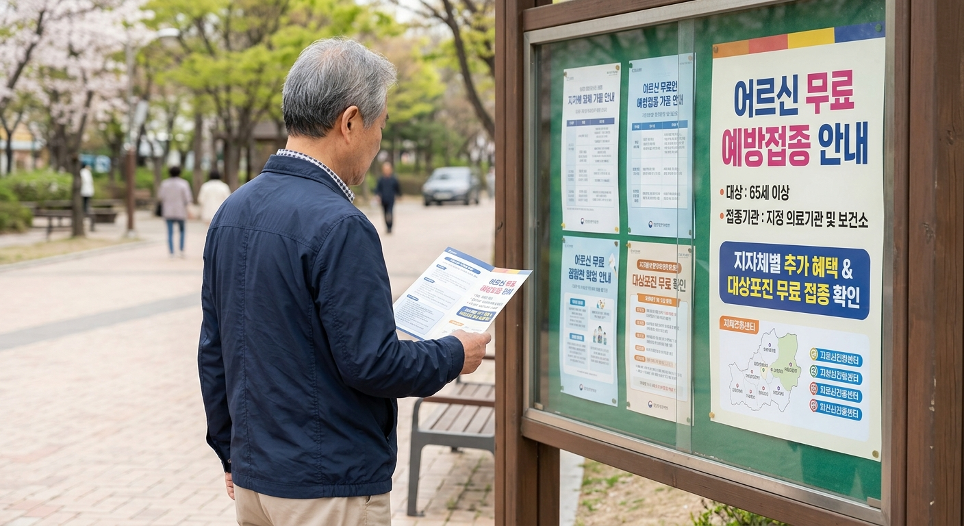 지자체별 추가 혜택과 대상포진 무료 접종 확인
