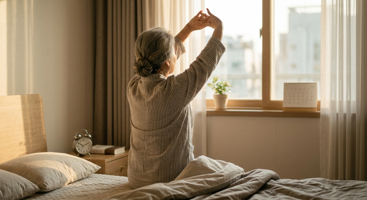 매일 같은 시간에 일어나기
