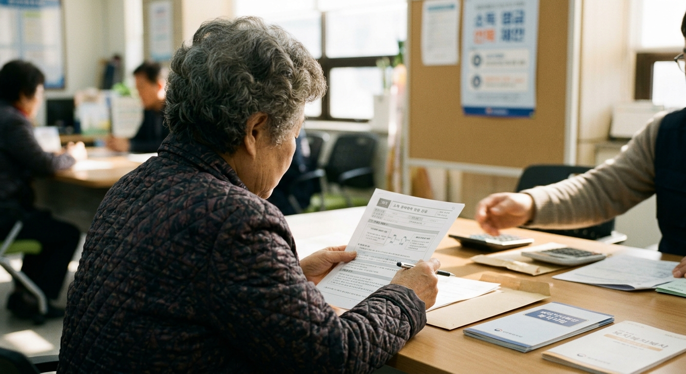 기초연금 신청 자격과 소득 하위 70%의 기준