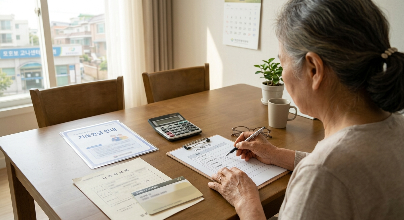 기초연금 신청 전 자가 체크리스트
