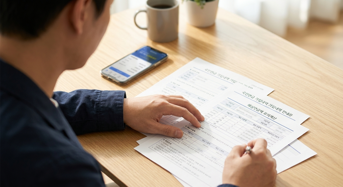 국민연금 가입내역과 예상액 조회가 중요한 이유
