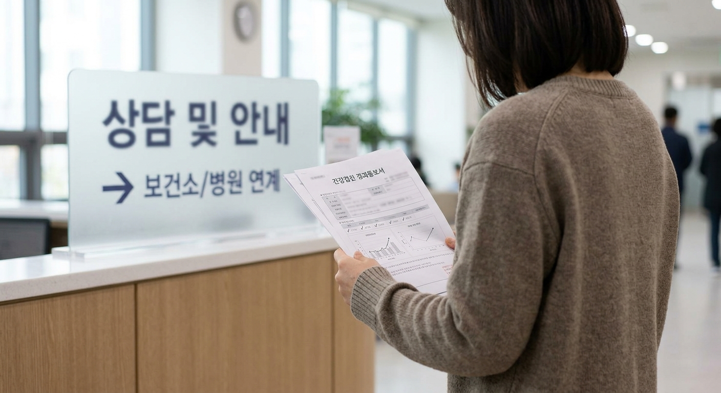 결과 확인 후 보건소와 병원 활용하는 법