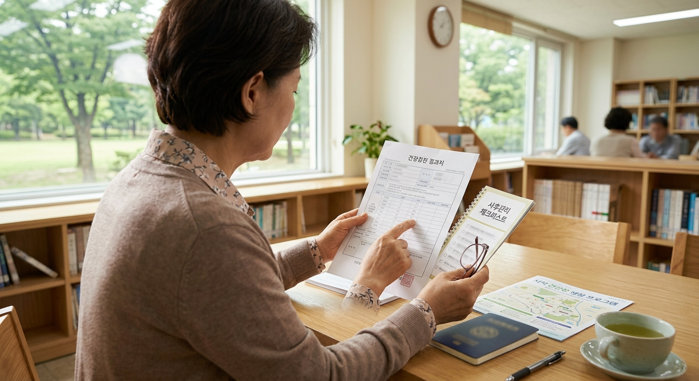 건강한 노후를 위한 사후관리 체크리스트