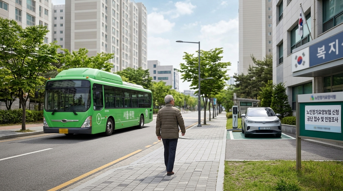 노인장기요양보험 등급 신청 절차: 공단 신청부터 인정조사까지