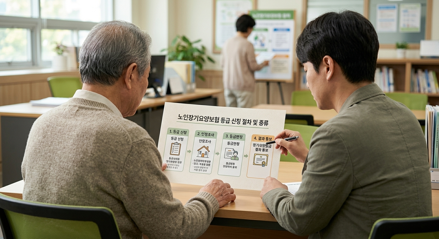 장기요양 등급의 종류와 결과 통보