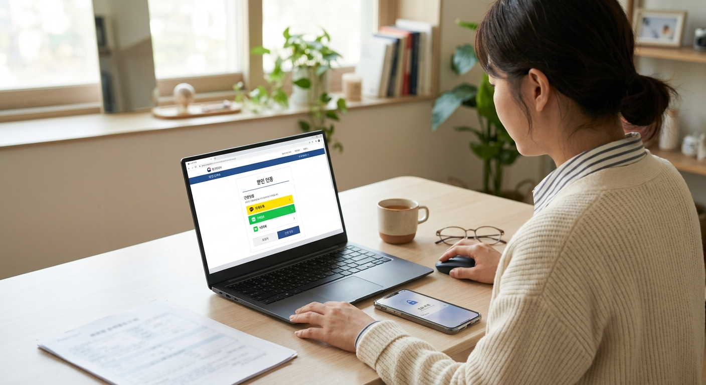 발급 전 꼭 확인해야 할 본인 인증 수단