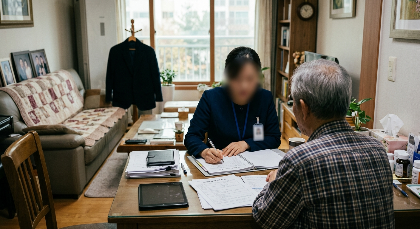 방문 인정조사와 의사소견서 제출 절차