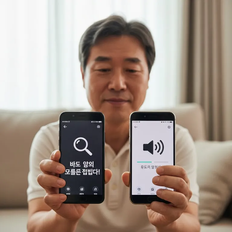스마트폰 글씨 크게/음량 키우기: 안드로이드·아이폰 공통 순서