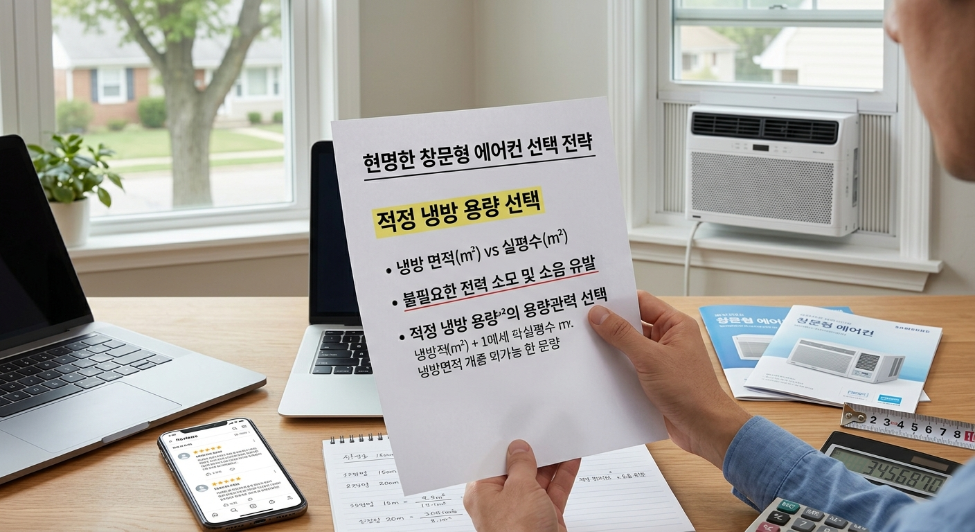 현명한 창문형 에어컨 선택 전략
