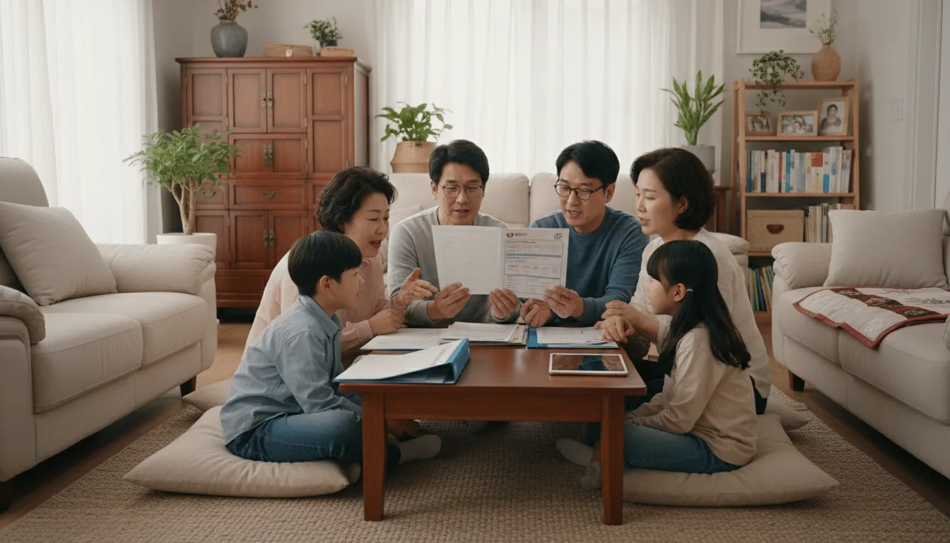 첫 번째 관문 가족 관계는 어떻게 되나요?