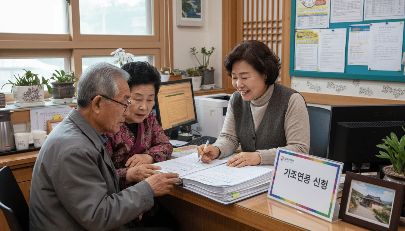 기초연금 신청 전에 주민센터에서 자주 확인하는 서류 준비 순서