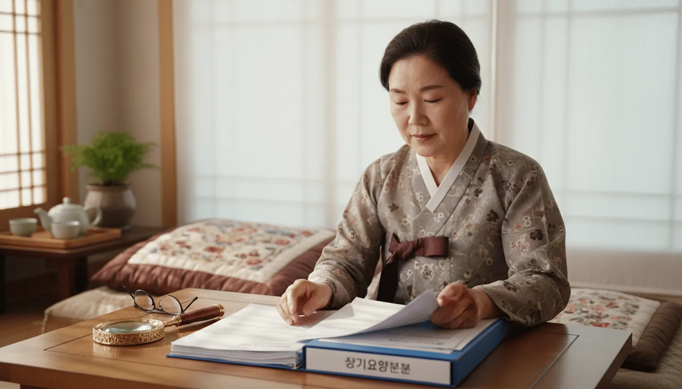 장기요양 등급 필요서류 정리