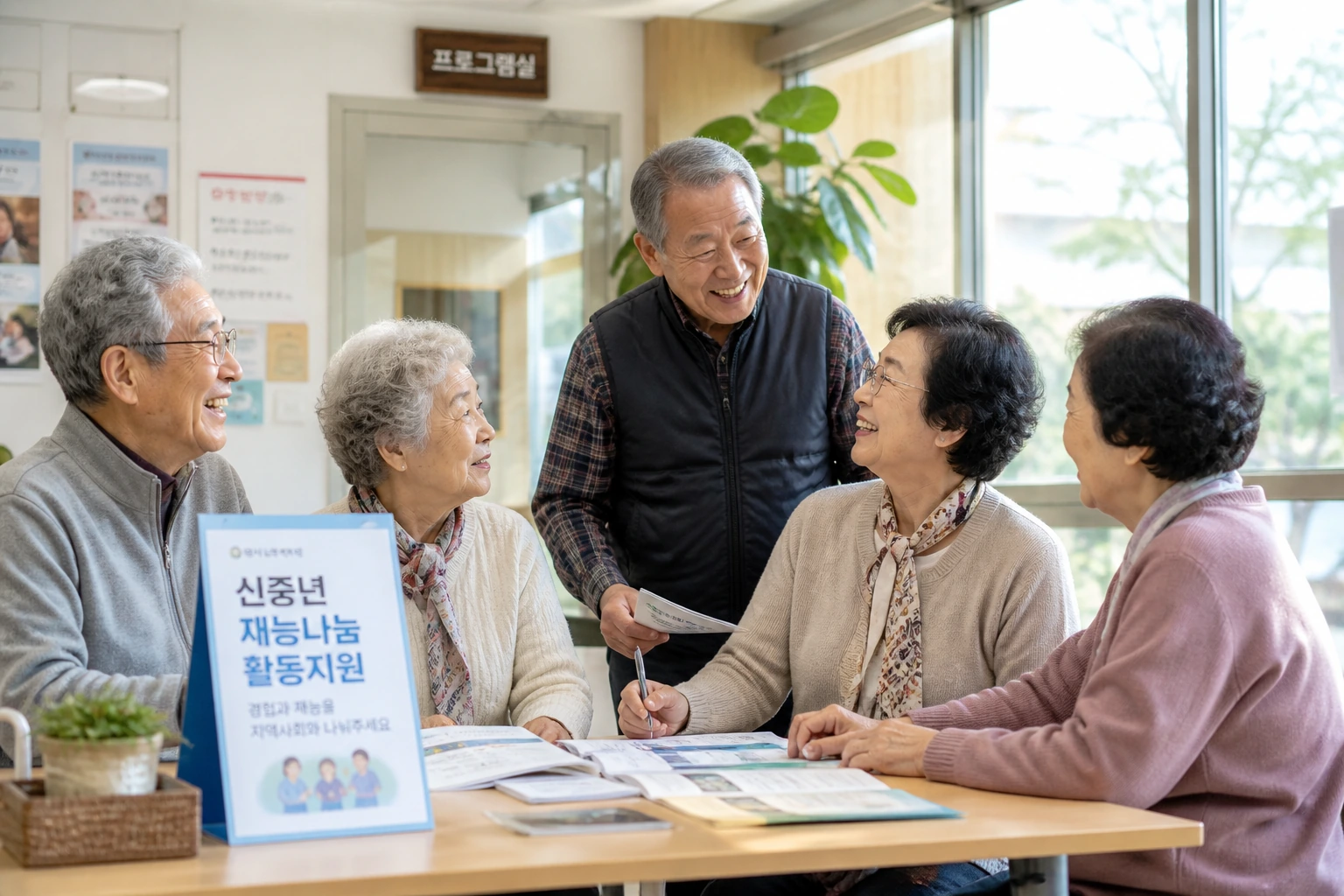 노인역량활용 선도모델 안내 이미지